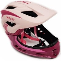 Cпортивный шлем JetCat Fullface Raptor (р. 48-53, pink)