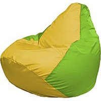 Кресло-мешок Flagman Груша Медиум Г1.1-256 (жёлтый/салатовый)