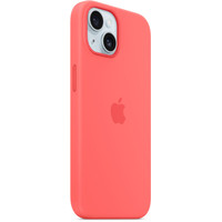 Чехол для телефона Apple MagSafe Silicone Case для iPhone 15 (гуава)