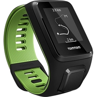 Умные часы TomTom Runner 3 Cardio + Music L (черный/зеленый)