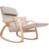 Кресло-качалка Calviano Comfort 1 (светло-бежевый) в Бресте