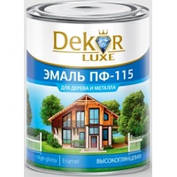 Эмаль Dekor ПФ-115 6 кг (вишневый)