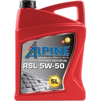 Моторное масло Alpine RSL 5W-50 5л