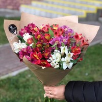Цветы, букеты LaRose Букет Альстромерия в крафте