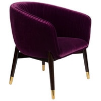 Интерьерное кресло Dutchbone Dolly Soft (фиолетовый/черный) в Лиде