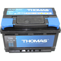 Автомобильный аккумулятор Thomas 72 Ah/12V 740А R+
