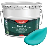 Краска Finntella Eco 3 Wash and Clean Akvamariini F-08-1-9-FL133 9 л (аквамарин)
