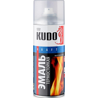 Эмаль Kudo термостойкая KU-5002 0.52 л (черный)