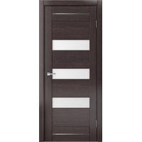 Межкомнатная дверь MDF-Techno Dominika 104 80x200 (дуб серый, стекло лакобель белый) в Орше