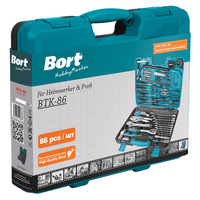 Универсальный набор инструментов Bort BTK-86 (86 предметов)