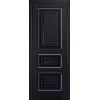 Межкомнатная дверь ProfilDoors 25U R Черный матовый