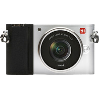 Беззеркальный фотоаппарат YI M1 Double Kit 42.5mm + 12-40mm (серебристый)