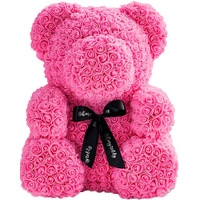 Цветы, букеты Oh My Teddy Мишка из роз 70 см (розовый)