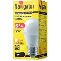 Светодиодная лампочка Navigator NLL-G45 E27 8.5 Вт 2700 К