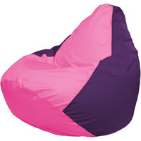 Кресло-мешок Flagman Груша Макси Г2.1-191 (фиолетовый/розовый)