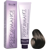 Крем-краска для волос Ollin Professional Performance 6/09 темно-русый прозрачно-зеленый