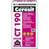 Клеевой состав для теплоизоляции Ceresit CT 190 (25 кг)
