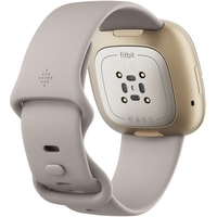 Умные часы Fitbit Sense (золотистый/белый)