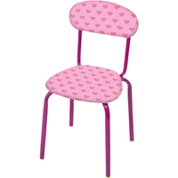 Детский стул Nika СТУ6 (сердечки на розовом)