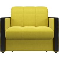 Кресло-кровать 4 сезона Лион 0,8 (velutto 28 оливковый/накладка венге)