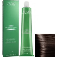 Крем-краска для волос Kapous Professional Studio с женьшенем S 5.81 светлый коричнево-пепельный