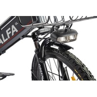 Электровелосипед Eltreco Green City E-Alfa GL 2021 (черный)