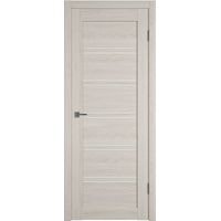 Межкомнатная дверь Atum Pro Х28 80x200 (scansom oak, стекло white cloud)