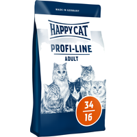 Сухой корм для кошек Happy Cat Profi Adult Lachs 34/16 с лососем 12 кг