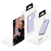 Чехол для телефона uBear Touch Mag для iPhone 15 (лавандовый)