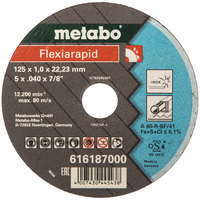Отрезной диск Metabo 616187000