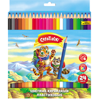Набор цветных карандашей Creativiki ЦКП24КР (24 цвета)