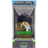 Экшен-фигурка Minecraft Series 3 Adventure Figures: Cats with Chest 08451