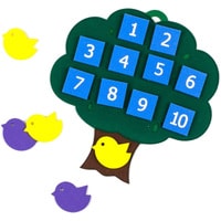Развивающая игра Фетров Дерево с птичками 1301006