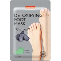  Purederm Маска для ног Detoxifying Foot Mask Charcoal 34 г