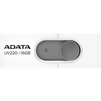 USB Flash ADATA UV220 16GB (белый/серый)