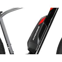 Электровелосипед Kross Level Boost 1.0 XL 2023 KRVB1Z29X22M004251 (графит/черный/красный)