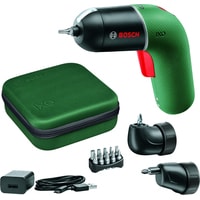 Электроотвертка Bosch IXO VI 06039C7122 (с АКБ, сумка, набор оснастки)