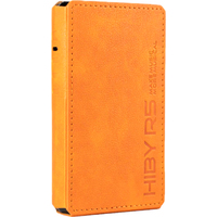 Чехол HiBy R5 Gen 2 Leather Case (оранжевый)