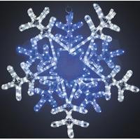 3D-фигура Neon-Night Снежинка (60x60 см, белый/синий) [501-531]