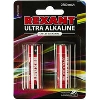 Батарейка Rexant AA/LR6 2шт 30-1025