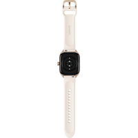 Умные часы Amazfit GTS 4 (золотистый, с белым ремешком из фторэластомера)