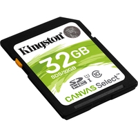 Карта памяти Kingston Canvas Select SDS/32GB SDHC 32GB