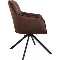 Интерьерное кресло AksHome Virginia (шоколадный HCJ-10/черный)