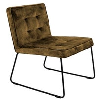Интерьерное кресло Zuiver WL Clark (коричневый/черный) в Барановичах