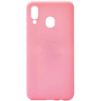 Чехол для телефона Case Matte для Samsung Galaxy A20 (розовый)