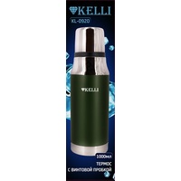 Термос KELLI KL-0920 1л (зеленый)