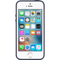 Чехол для телефона Apple Leather Case для iPhone SE Midnight Blue [MMHG2ZM/A]
