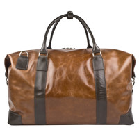 Дорожная сумка Carlo Gattini Fidenza Premium 4036-03 (коньячный/темно-коричневый)