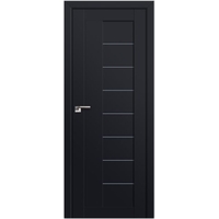 Межкомнатная дверь ProfilDoors 17U L 70x200 (черный матовый/мателюкс графит)