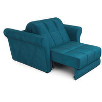 Кресло-кровать Мебель-АРС Гранд (бархат, сине-зеленый/Star Velvet 43 Black Green)
